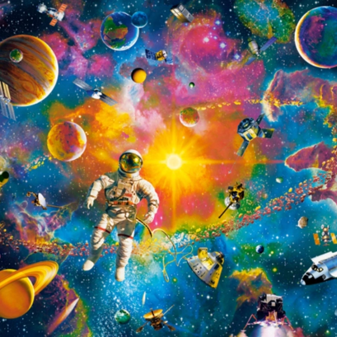 Puzzle 200 pezzi Uomo nello Spazio