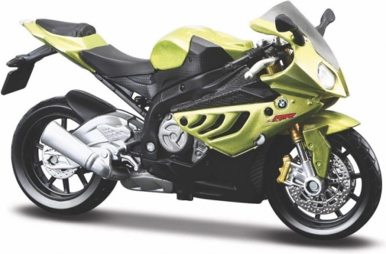 Modello di motocicletta BMW S 1000RR con base 1/18