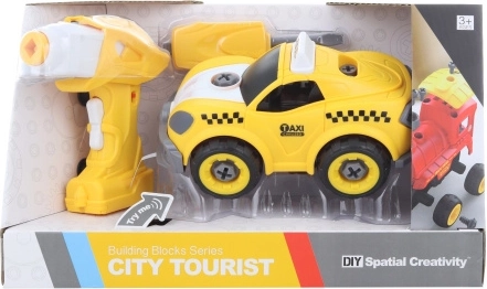 Taxi RC avvitabile con suoni e trapano