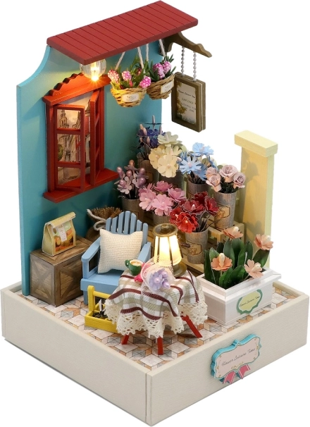 2Kids Toys miniatura casa delle bambole Sala del riposo del fiore