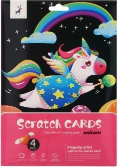 Immagini graffiabili Unicorno Arcobaleno