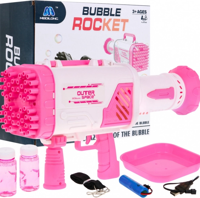 Pistola Bolle di Sapone per Bambini 3+ Blu – Rosa