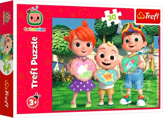puzzle 30 pezzi – Cocomelon: giochiamo insieme (Trefl)