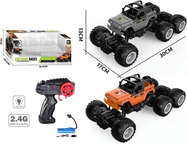 Auto RC 2,4 GHz con ricarica USB