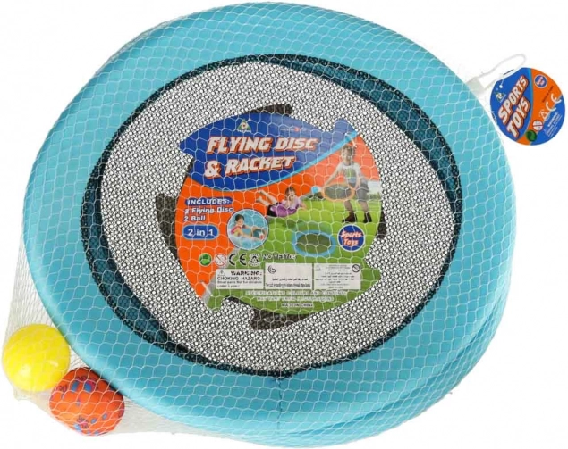 Set divertente di racchette rotonde con palline