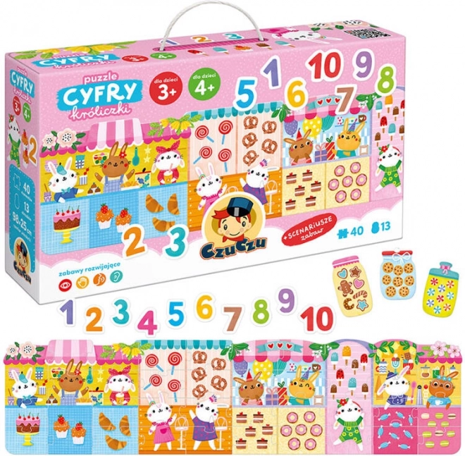 Puzzle Numeri Coniglietti