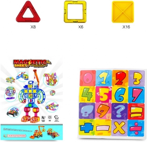 Costruzione Magnetica 30 Pezzi