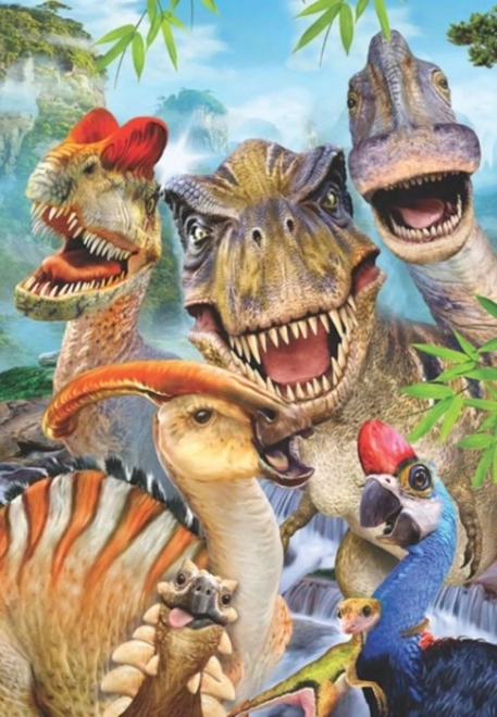 Puzzle Selfie di dinosauri 260 pezzi ANATOLIAN