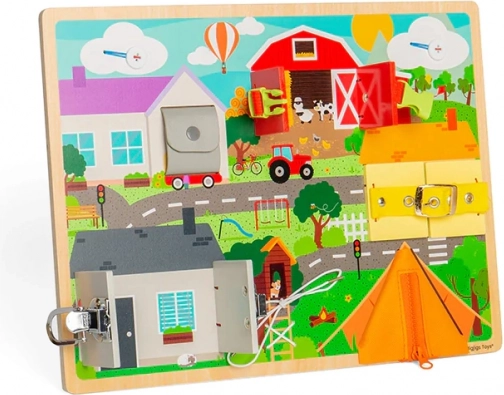 Tavola motoria delle abilità quotidiane BIGJIGS TOYS