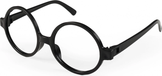 Occhiali rotondi da mago in stile Harry Potter