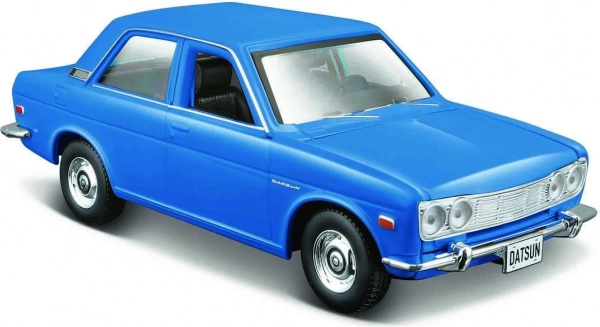 Modello in metallo DATSUN 510 (1971) blu 1:24