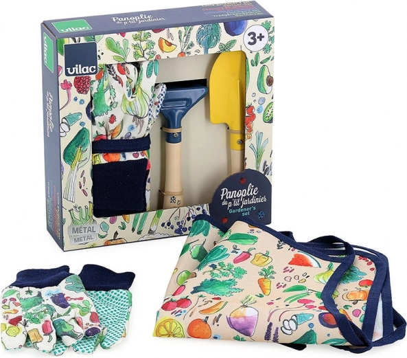 Set di giardinaggio per bambini Vilac in scatola illustrata