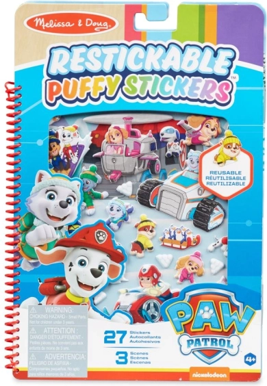 Paw Patrol adesivi 3D riutilizzabili – Artico