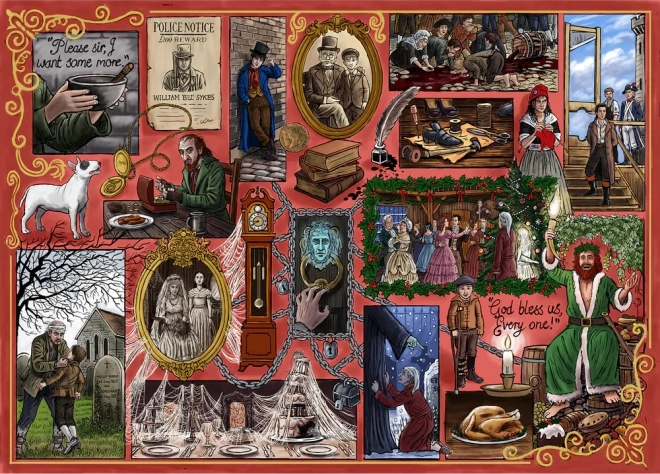 Puzzle Club del Libro: Charles Dickens 1000 pezzi di Gibsons
