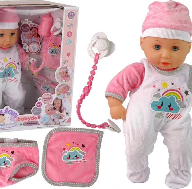 Bambola neonato carina con funzione suono