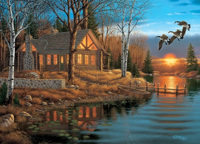Puzzle COBBLE HILL Relax al lago 1000 pezzi