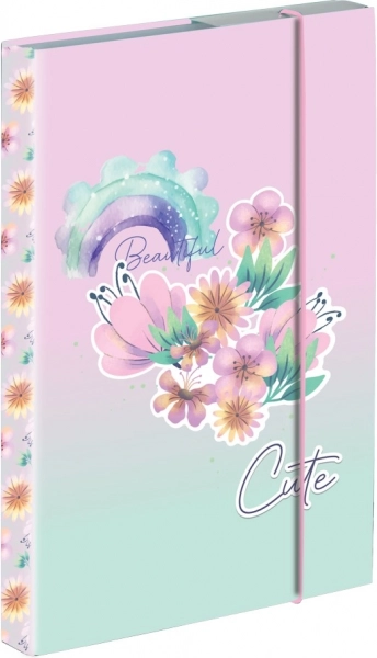 Scatola per quaderni formato A5 Fiori