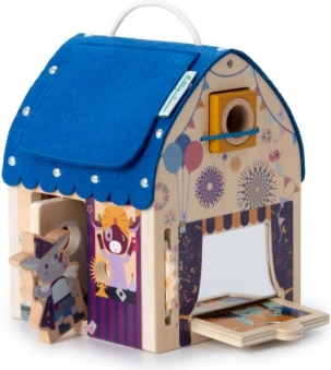 casetta in legno con illusioni ottiche Lilliputiens
