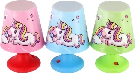 Mini lampada per bambini con motivo unicorno