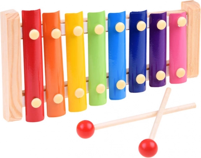 Xilofono a colori per bambini in legno