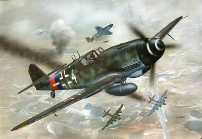 Modello di aereo Messerschmitt Bf 109 G-10