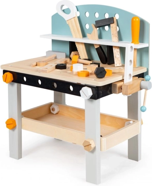 Stazione di lavoro per bambini in legno ECOTOYS
