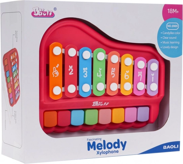 Pianola E Xilofono Verde – Rosso 