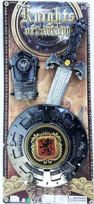 Set di spada e scudo per piccoli cavalieri