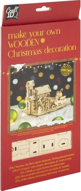 Puzzle 3D in legno Santa – CRAFT ID