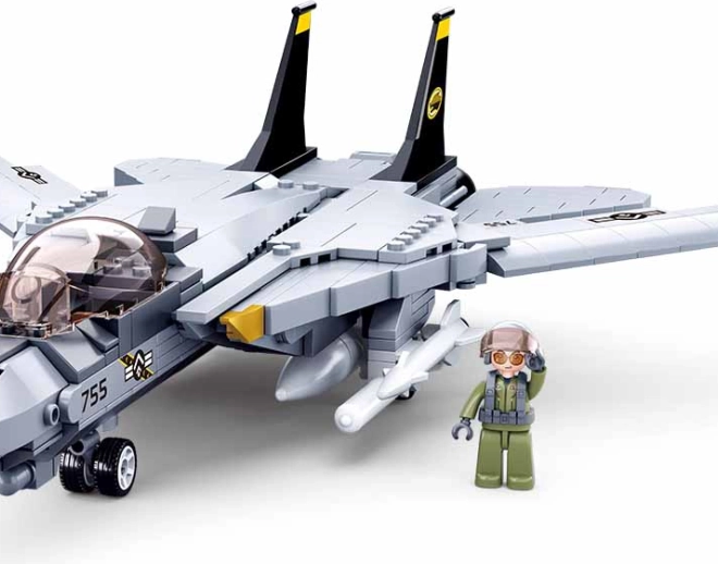 Set di montaggio dell’aereo da caccia F-14 TOMCAT Sluban ModelBricks