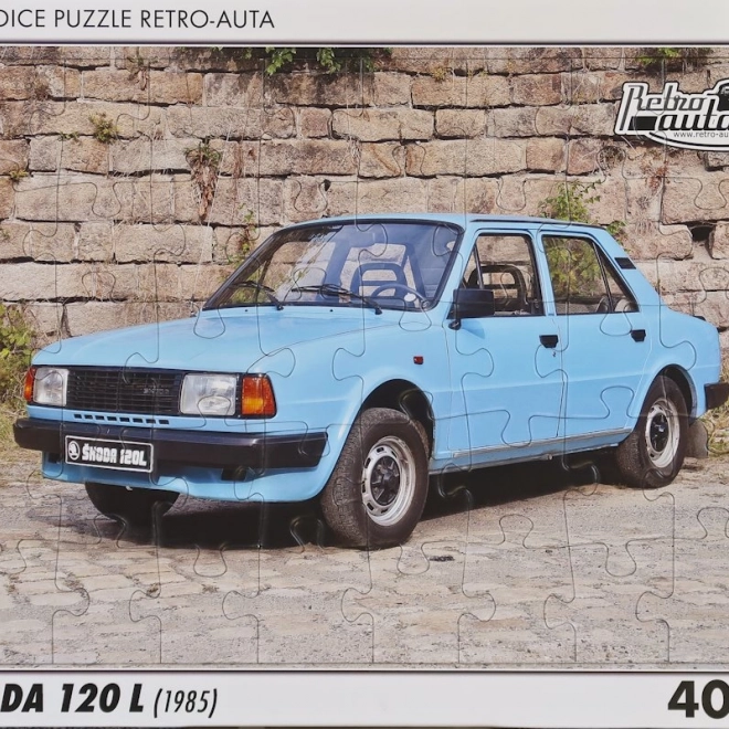 Puzzle Retro Auto Škoda 120 L
