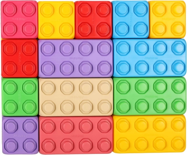 set di costruzioni mattoncini colorati junior 60 pz MARIOINEX