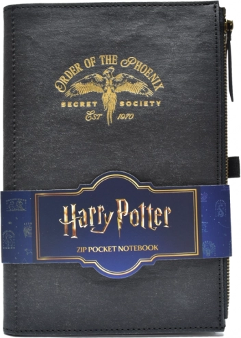 Harry Potter taccuino tascabile con tasca e cerniera Order of the Phoenix A5
