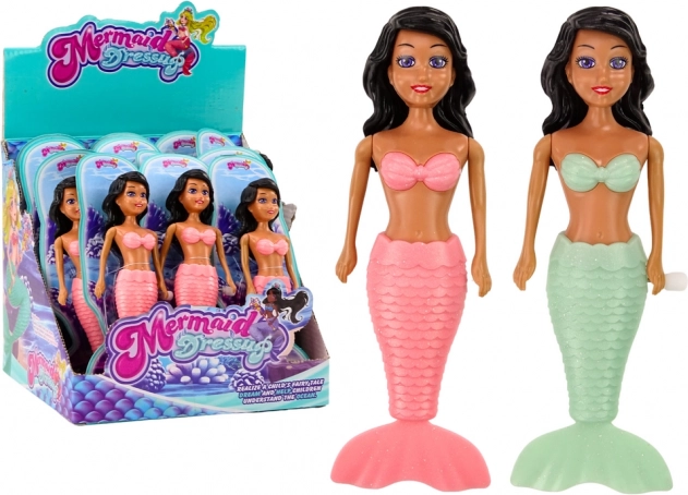 Sirena marina galleggiante a carica per l’acqua – bambola da bagno turchese o rosa