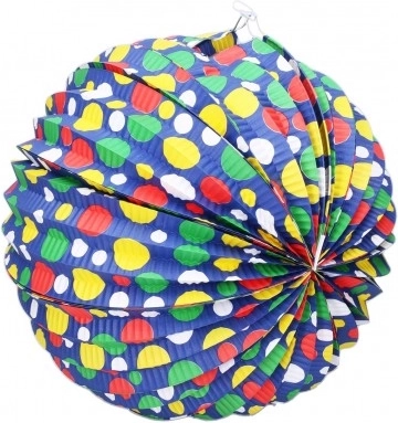 Lanterna di carta sfera 30 cm – mix di motivi