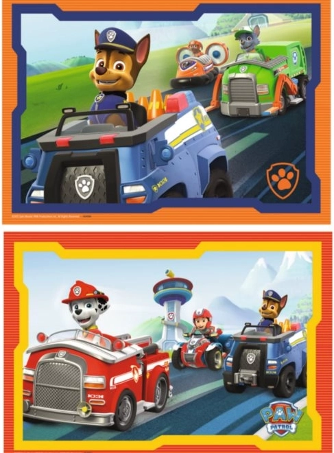Puzzle Ravensburger PAW Patrol: set 2×12 pezzi