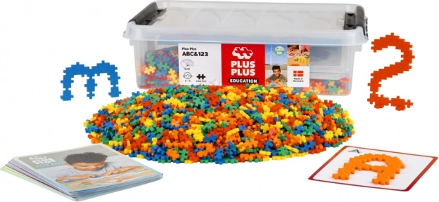 Plus-Plus box numeri e lettere 2400 pezzi