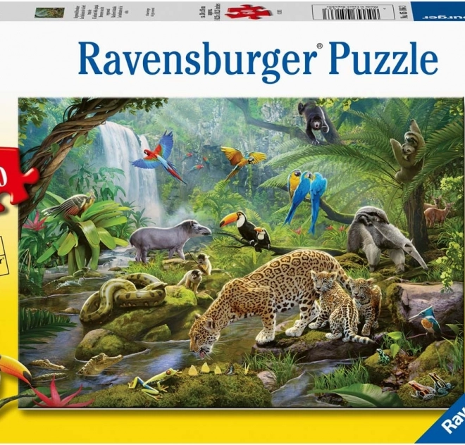 Puzzle Ravensburger Animali della foresta pluviale 60 pezzi
