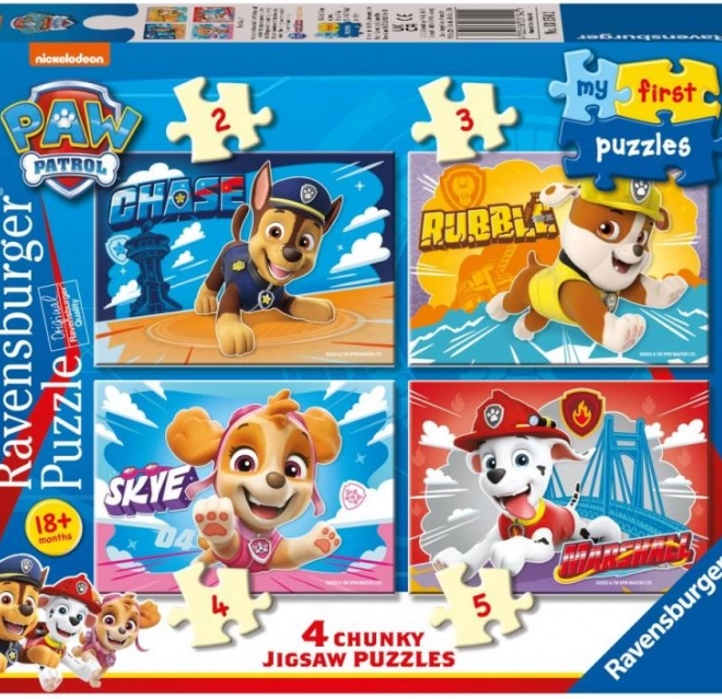 Ravensburger Il mio primo puzzle Paw Patrol 4in1