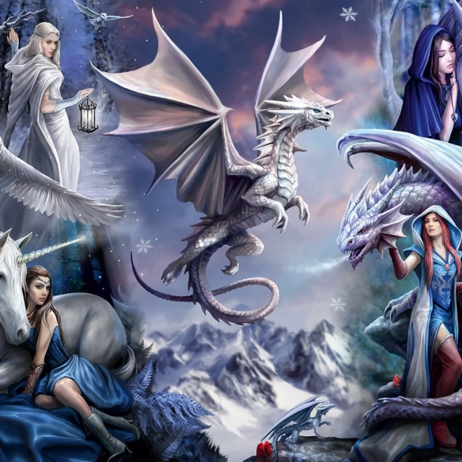 Puzzle Drago d'Argento 1500 Pezzi BLUEBIRD