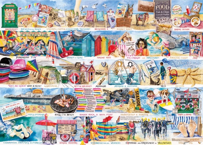 Puzzle Sdraio e Asinelli 1000 pezzi
