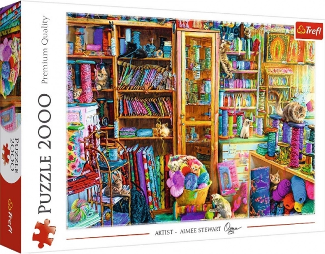 Puzzle 2000 pezzi paradiso felino