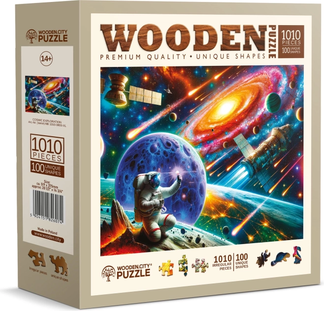 Puzzle in legno WOODEN CITY Esplorazione dello spazio 1010 pezzi