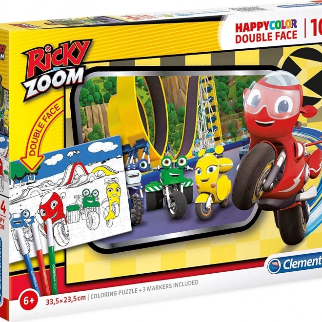 Puzzle Clementoni Ricky Zoom 104 pezzi a doppia faccia