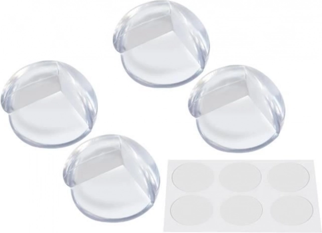 protezioni angolari in silicone trasparenti – 4 pezzi