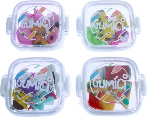 Mini gomme sagomate – set da 4 pezzi