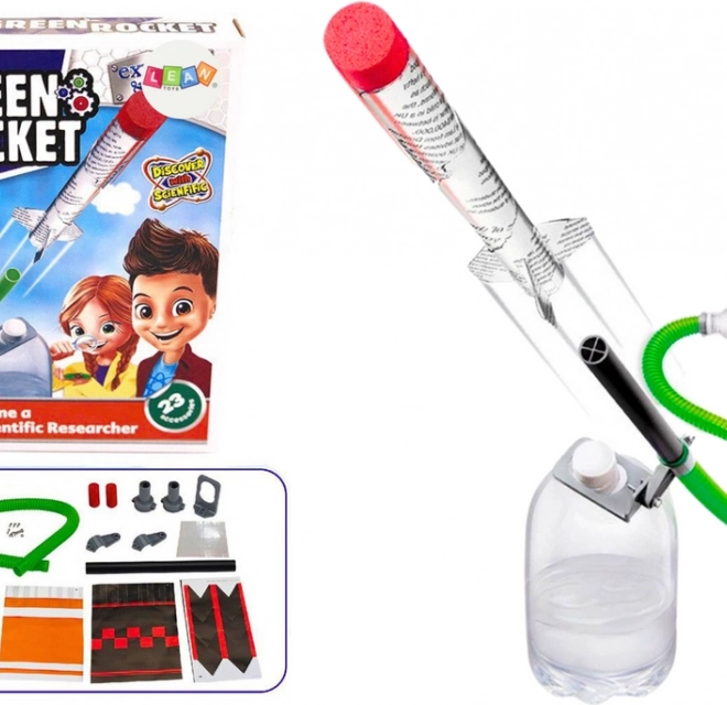 razzo ad acqua ecologico ad aria compressa – esperimenti scientifici per bambini (23 pezzi)