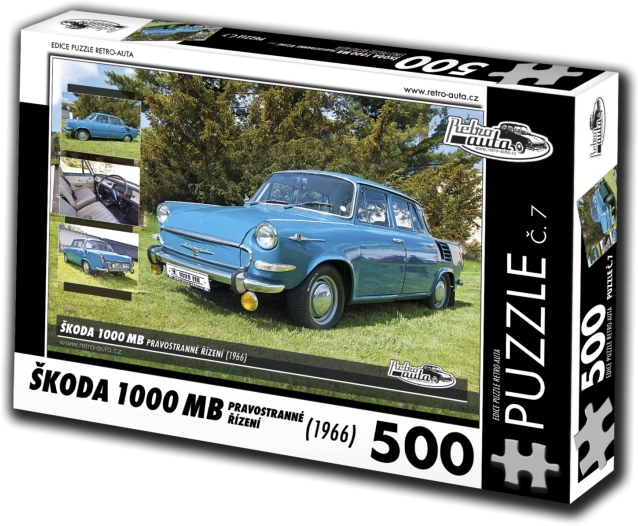 Puzzle RETRO-AUTA Škoda 1000 MB 1966 – 500 pezzi