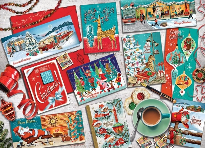 Puzzle auguri di Natale 1000 pezzi COBBLE HILL