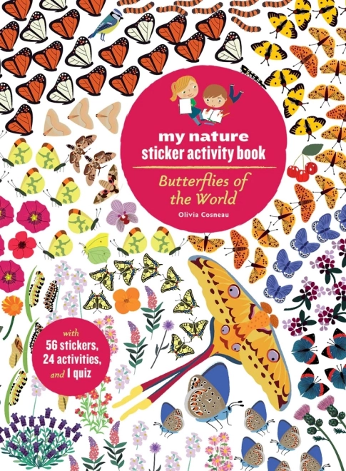 Libro di attività Chronicle Books con adesivi La mia natura – Farfalle del mondo